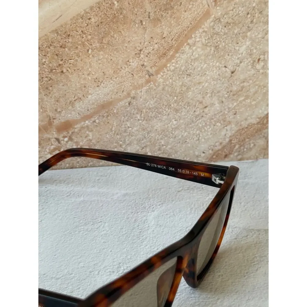 NEW Saint Laurent SL276 Mica Sunglasses in Havana Brown
